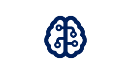 brain with censors icon graphic