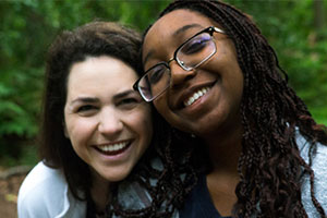 two young women